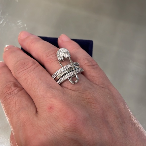 Sterling silver ring set for men and women - Picture 7 of 10